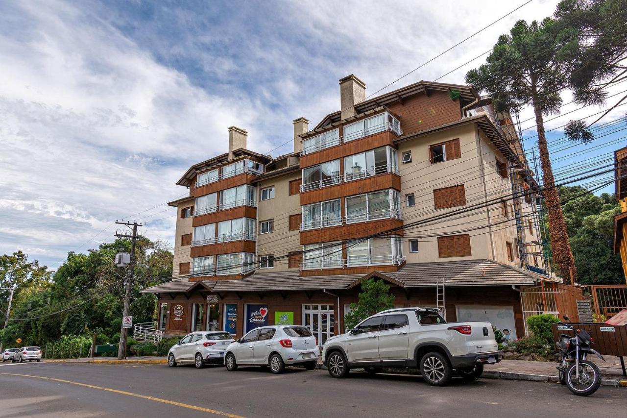 Rosa Edificio Parque Da Vinicola Apartman Gramado Kültér fotó