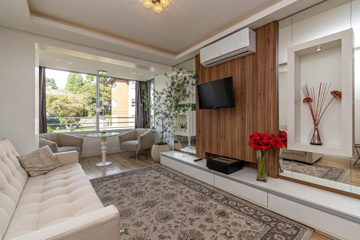 Rosa Edificio Parque Da Vinicola Apartman Gramado Kültér fotó