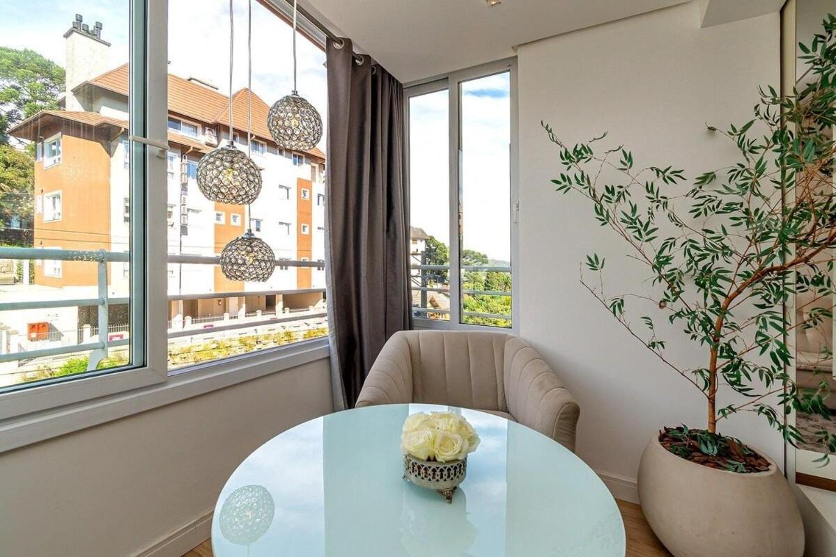 Rosa Edificio Parque Da Vinicola Apartman Gramado Kültér fotó