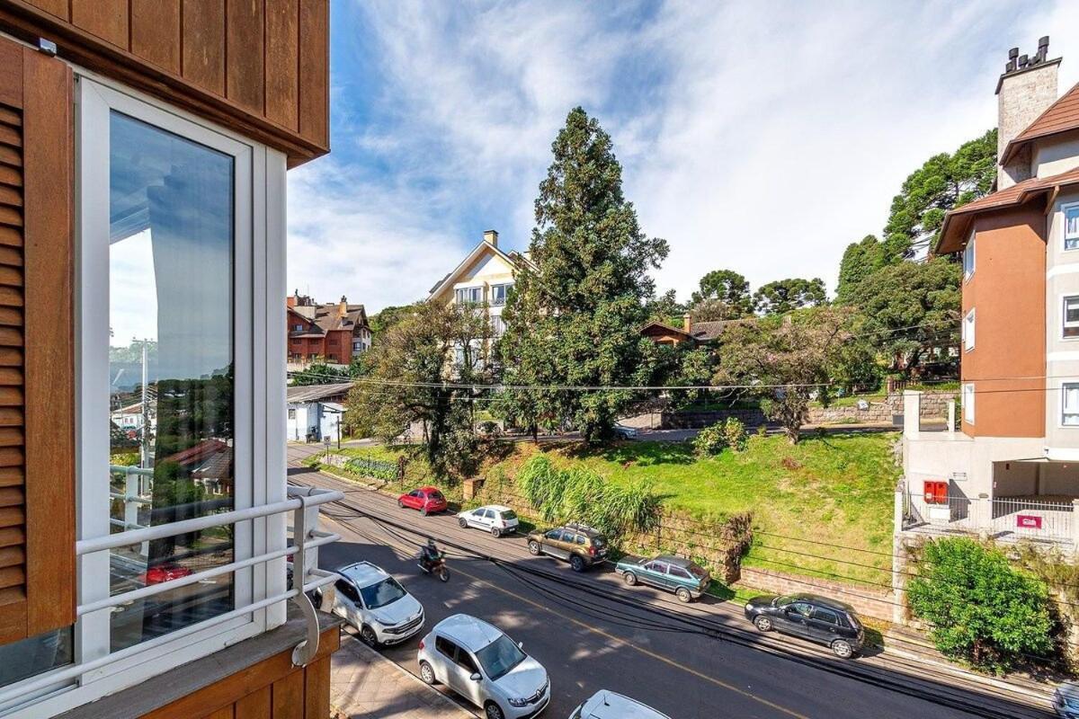 Rosa Edificio Parque Da Vinicola Apartman Gramado Kültér fotó